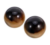 Gatuida 2pcs Traditional Chinese Baoding Balls Resin Hand Exercise Massage Balls for Hand Grip Fitness Tool Portable Stress Relief for Home Office Use