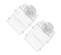 Gatuida 2pcs Transparent Aquarium Fish Breeding Box Fish Tank Separator Isolation Hatchery Incubator for Shrimp Clownfish Guppy for Home and Commercial Use