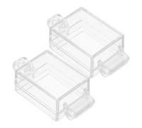 Gatuida 2pcs Transparent Protective Covers for Boat Toggle Switches with Double Sided Adhesive Push Button Guards Prevent Accidental Activation Compatible with Rocker Switches for Kitchen