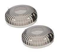 Gatuida 2pcs Turn Signal Lens Covers Motorcycle Signal Light Shield Abs Plastic Smooth Surface Standard Simple Style No Modification Needed for Motorcycles