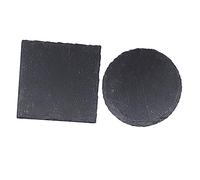 Gatuida 2pcs Turtle Basking Platform Decorative Tortoise Feeding Dish Outdoor Reptile Habitat Natural Stone Pattern