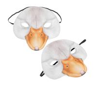 Gatuida 2pcs Unique Duck Mask for Halloween Party Comfortable Eva Half Face Animal Masks for Cosplay Carnival Masquerade Events Props