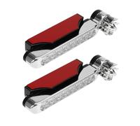 Gatuida 2pcs Universal Car Wind Power Daytime Running Lights with 8-led Plastic Exterior Lamps, No Battery Required, 180 Degree Rotatable Mounting Bracket, Suitable for Trucks