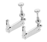Gatuida 2pcs Universal Cello Fine Tuning Pegs with Metal String Adjusters for 3/4-4/4 Size Cellos Sturdy Accessories Suitable for Instrument Maintenance and Performance
