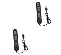 Gatuida 2pcs USB Hub High for Laptop Computer Phone Tablet Type C Hub USB C Connectors