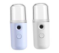 Gatuida 2pcs Usb Nano Facial Mist Sprayer Portable Face Humidifier Machine Deep Skin Moisturizer Suitable for Travel and Daily Skincare