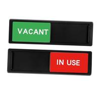 Gatuida 2Pcs Vacant Occupied Sliding Door Indicator Sign Privacy Sign for Office Meeting Rooms and Restrooms Easy to Use with Bright Colors Communicates Room Status Clearly