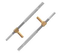 Gatuida 2Pcs Violin Bow Screw Replacement Bow Frog Screw Easy to Install Metal Parts for Violin String Instrument Repair