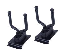 Gatuida 2pcs Wall Mount Guitar Hooks with Plastic Groove Plate and Sponge Padding Safe and Firm Guitar Holder Simple Installation for Home Or Studio Use