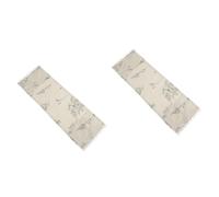 Gatuida 2pcs Washer Dryer Cover Protector Dustproof and Stylish Top Cover for Kitchen Appliances for Front Load Washing Machines and Ovens Flower Print Design