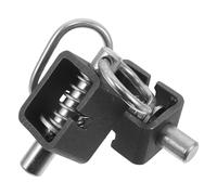 Gatuida 2pcs Weld-on 5/8" Spring-Loaded Latch Assembly with Plain Tube for Trailer Tailgate and Ramp Door, Metal Heavy-Duty Spring Latches for Utility and Truck Trailers