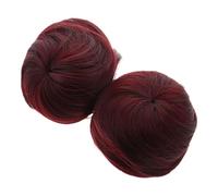 Gatuida 2pcs Wig Bun Hair Bag Clip Bun Accessory for Women Fake Hair Travel Daily Hairstyles Stylish Updo Pieces