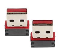 Gatuida 2Pcs Wireless USB Network Adapter 150Mbps Mini for Gaming Desktop and Notebook Computers Enhanced Signal Receiver