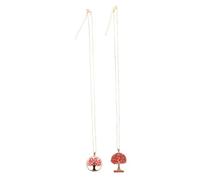 Gatuida 2pcs Womens Tree of Life Necklace Copper Pendant with Hollow Design Elegant Statement Jewelry for Party and Daily Wear Stylish Accessories for Casual Formal Occasions