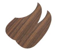 Gatuida 2pcs Wood Grain Acoustic Guitar Pickguards PVC Protective Plates Lightweight Anti-scratch DIY Replacement Accessories for Guitar Lovers and Bands