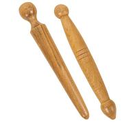 Gatuida 2pcs Wooden Foot Massage Sticks for Reflexology and Stimulation Portable Handheld Body Massage Tools for Muscle Relaxation and Improved Circulation for Home and Outdoor Use