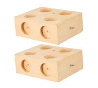 Gatuida 2pcs Wooden Physics Experiment Slopes Panels with Trolley Accessories for Teaching Dynamic Static Friction Forces Mechanics Tool for Student Physics Labs