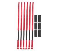 Gatuida 3 Pairs Elastic High Heel Shoe Laces with Adjustable No-slip Ankle Straps, Detachable Red Patent Leather Bands for Wedding Pumps and Women’s High Heels