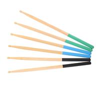 Gatuida 3 Pairs Slip Maple Drumsticks for Electronic and Acoustic Drums Comfortable Grip Percussion Accessories for Practice and Performance