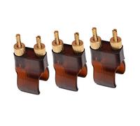 Gatuida 3 Pcs Erhu String Fine Tuners Copper Adjustable String Fine Turners for Erhu Accessories Musical Instrument Tuning Supplies