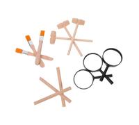 Gatuida 3 Sets Excavation Digging Kit with Safe Hammer Brush Magnifier for Educational Archaeology Play Enhances Fine Motor Skills and Hand Eye Coordination for Boys