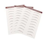 Gatuida 3 Sheets Temporary Eyebrow Stickers for Women Self Adhesive Realistic Eyebrow Natural Looking Makeup Decals Travel Friendly and Easy to Use