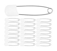 Gatuida 30 Pcs Baby Clothes Safety Pins for Diapers and Wipes Portable Design Zinc Alloy with Pp Material Easy to Use Secure Fasteners for Parents and Baby