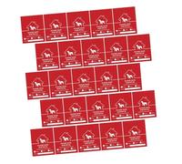Gatuida 30 Sheets Emergency Stickers Clear Window Decals Fire Rescue Safety Labels for Doors and Windows Self-Adhesive Easy to Apply and Remove Visible Emergency Identification for Pets