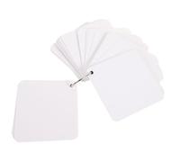 Gatuida 300 Sheets Portable Blank Paper Cards Smooth Surface for Notes Memo Flashcards Study DIY Creative Use Compact for Students Writers Readers