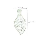 Gatuida 300pcs Bead Leaves Bracelet Pendants Necklace Charms Jewelry Charms Leaf for Bracelets Acrylic Pendants Beads Small Cute Light Green