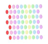 Gatuida 300Pcs Colorful Plastic Bingo Chips Smooth Edges Reward Counters for Math Learning and Board Games Party Tokens Random Color
