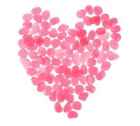 Gatuida 300pcs Glow Dark Decorative Stones Luminous Rocks for Fish Tanks Gardens Pathways and Patios Resin Pebbles for DIY Home Decor and Aquatic Ambiance