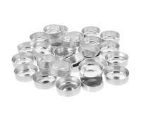 Gatuida 30pcs Aluminum Candle Cups Retro Style Tealight Holders for Menorah Festival Party Home Decoration and Candle Making