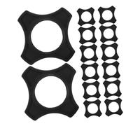 Gatuida 30pcs Microphone Protection Rings Rubber Slip Rolling Ring for Handheld Cordless Microphone Accessories