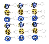 Gatuida 30pcs Pirate Keyring Lightweight PVC Bag Ornaments Keychains for Pirate Birthday Party Favors Backpack Accessories Classroom Prize Fillers