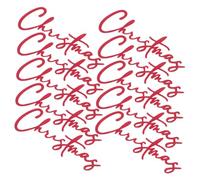 Gatuida 30pcs Red Merry Christmas Cake Decorations Hardwearing Paper Holiday Cupcake Toppers Quick Easy Xmas Baking Party Ornaments Lightweight Compact Seasonal Decor