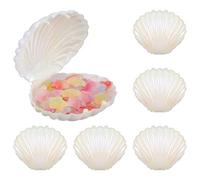 Gatuida 30pcs Seashell Party Favors Candy Boxes Empty Storage for Souvenirs