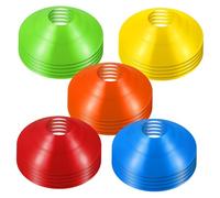 Gatuida 30Pcs Soccer Training Cones Agility Disc Cones for Sports Practice with Mesh Bag for Soccer Basketball and Agility Drills