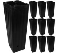 Gatuida 30Pcs Thickened Seedling Bags Plant Grow Containers for Vegetables Flowers Trees Breathable Root-Control Nursery Bags for Indoor Outdoor Gardening