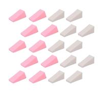 Gatuida 30pcs Triangle Makeup Sponges Dual Use Powder Puff for Liquid and Powder Foundation Fluffy Soft Cosmetic Tool for Precise Face Blending White and Pink