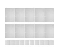Gatuida 32pcs Eye Mesh Fabric: 10x10cm/20x30cm Breathable Fursuit Eye Mesh Sheets For Diy Costume Mask Making Cosplay - Animal Mask Crafts Crafting Accessories