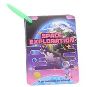 Gatuida 34pcs Planet Flash Cards for Educational Learning with Realistic Space Images Bright Colors Cognitive Development for Interaction