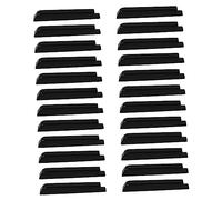 Gatuida 36pcs Piano Key Stickers Black Key Covers for Classical Piano Practical Accessories