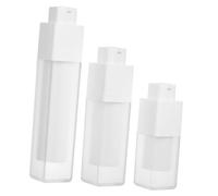 Gatuida 3Pcs 15ml Eye Cream 30ml Lotion Vacuum Bottles Leakproof Travel Containers for Cosmetic Dispenser Squeeze Soap Bottles for Toiletries and Travel