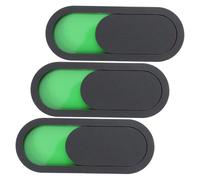 Gatuida 3pcs Acrylic Office Privacy Sliding Door Signs Bright Visible Vacant Occupied Indicators for Bathroom Restroom Conference Sturdy Black