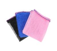 Gatuida 3pcs African Exfoliating Net Sponge Dual Use Bath Scrubber and Soap Foamer for Home Travel Gentle Material Dead Skin Remover for Men Women