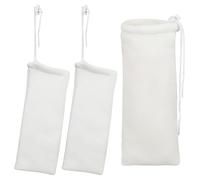 Gatuida 3pcs Aquarium Filter Bags 11x24cm Fish Tank Filtration Blanket Reusable Mesh Bags for Freshwater Fish Tank Water Change and Clean Filtration
