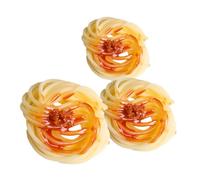 Gatuida 3pcs Artificial Spaghetti Food Model Realistic Plastic Simulated Meat Sauce Pasta Decor for Pretend Play Kitchen Accessories Safe Easy to Clean