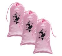 Gatuida 3Pcs Ballet Shoes Bag for Women with Simple Colour Scheme and Versatile Use Drawstring Dance Bags for Ballet, Gym, Yoga and Travel Essentials