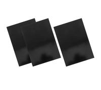 Gatuida 3PCS Black Anodized Aluminum Plates 0.5mm Thick 200x300mm Metal Blanks for Crafting Signage Photo Engraving DIY Business Card Door Panel Reflector